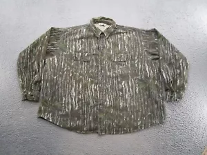 Vintage 90s Five Brothers Realtree Camo Heavy Button Up Shirt USA Made Size 3XL - Picture 1 of 11