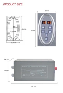 Neu KL-301 Engineering Dampferzeuger 5--6 kW + Lüfter + Bedienfeld (nur 220 V) - Bild 1 von 10