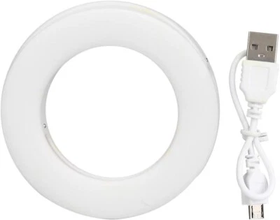 Selfie Ring Light XJ-19 - White LED Camera Selfie Ring Light Mobil Phone Makeup - Image 1 of 3