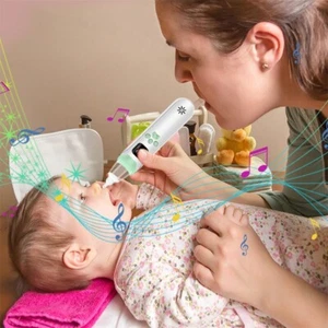 A Rechargeable Baby Nasal Aspirator Stuffy Blocked Nose Cleaner Best Snot Sucker - Picture 1 of 9