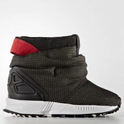Adidas Infant ZX Flux Winter Snow Trainer Boot / Black / RRP £50 - Image 1 of 4