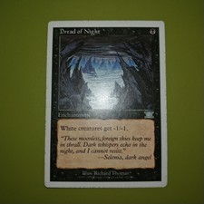 Dread of Night x1 6th Sixth Edition 1x Magic the Gathering MTG