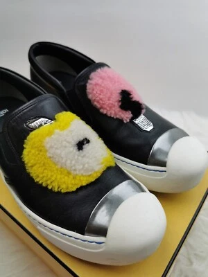 ✨ Zapatillas sin cordones Fendi para mujer FFlynn Monster Shearling bombilla Apple EU 38 Foto 1 de 4