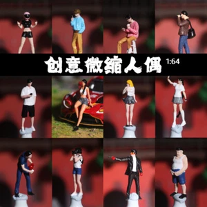 Diorama 1:64 Figure Model City Street Garage Props Scene Doll Model Toy Figuren - Picture 1 of 27
