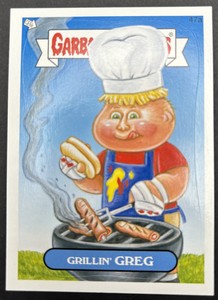 Garbage Pail Kids Grillin' Greg #47a 2012 Brand New Series 1 GPK 3344