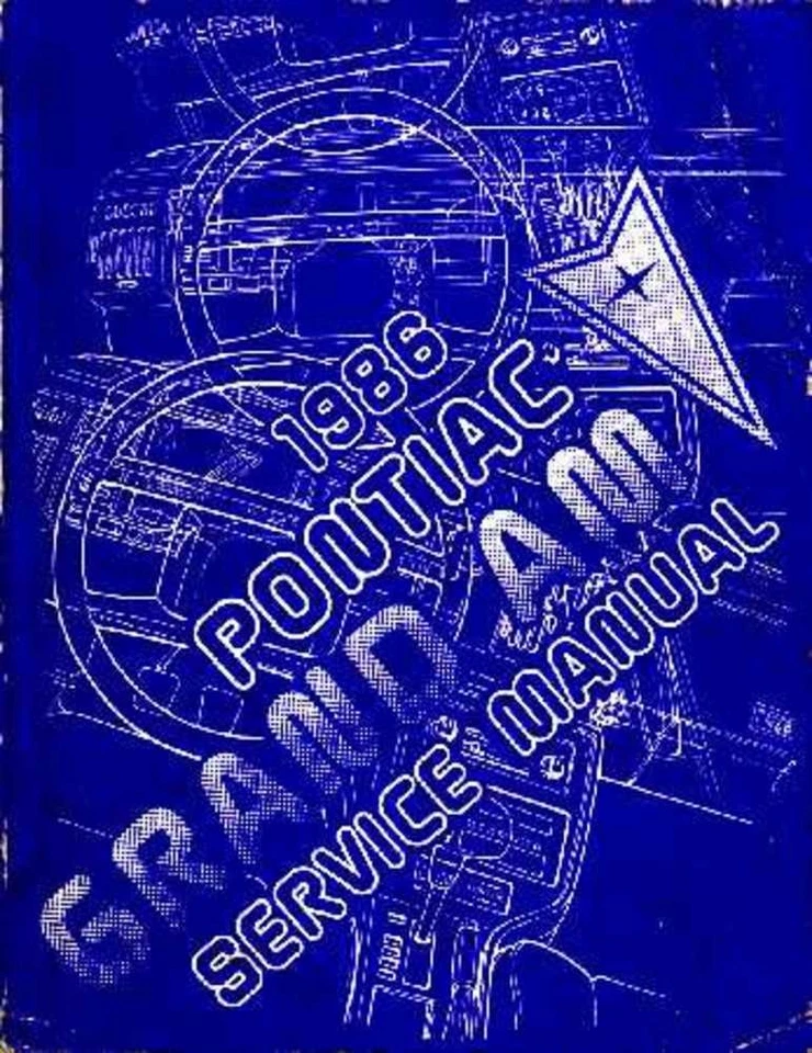 1986 Pontiac Grand AM Shop Service Repair Manual Engine Drivetrain Electrical - Image 1 of 1