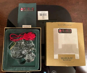 Peanuts Collection Lucy Ornament Marquis Waterford Crystal NEW in BOX - Picture 1 of 4