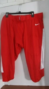 Nike ~ rot & weiß 845930 FUSSBALLHOSE ~ Herren 3XL ~ NEU MIT ETIKETT - Bild 1 von 5