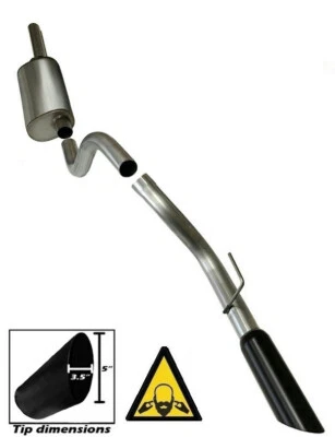 Performance Exhaust Kit fits Jeep Grand Cherokee 1999-2004 - Image 1 of 4