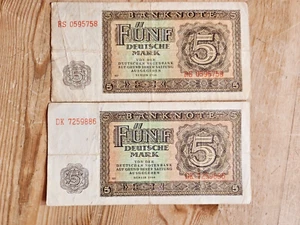 2x5 Deutsche Mark - Bild 1 von 2