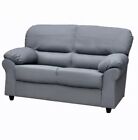New Candy 2 Seater High Quality Faux Leather Sofa Grey