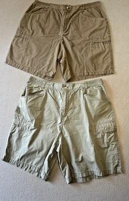 2 PARES Pantalones Cortos Columbia Para Mujer 18W Informales Relajados Exterior 100% Algodón Foto 1 de 4