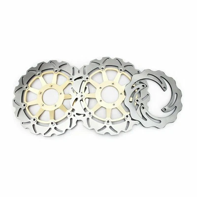 Front Rear Brake Discs Rotors For Ducati Testastretta MONSTER S4R 1000 S 06-08 - Imagem 1 de 4