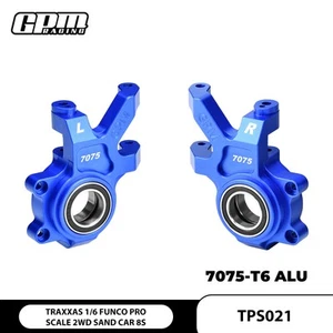 GPM 7075 Alloy Front Oversized Steering Blocks TRAXXAS 1/6 Funco Pro Sand Car 8S - Picture 1 of 17