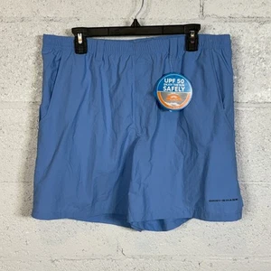 Columbia Hombre 6" Back Cast III Upf 50 Water Short Blanco Gorra Azul, XL - Imagen 1 de 10