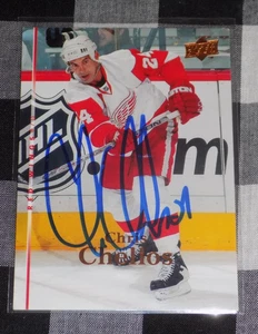 Chris Chelios Signed Upper Deck Hockey Card Chicago Blackhawks - Picture 1 of 1