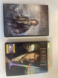 THE HOBBIT DVD Lot Unexpected Journey + Desolation of Smaug JRR Tolkien - Picture 1 of 5