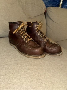 Red Wing 8138 Heritage Classic Moc Toe 6 Inch Boots Men's 10 - Picture 1 of 10