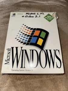 Microsoft Windows 3.1 Operating System with 3.5" Floppy Disks - Picture 1 of 18