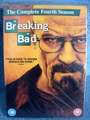 Breaking Bad Season 4 (DVDR2) 4Discs 2012 Bryan Cranston 585mins+Extras BARGAIN - Image 1 of 4