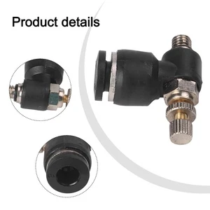 8 Pneumatic Airflow Control Connectors Push On Accessories for Industrial Use - Picture 1 of 35