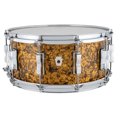 Ludwig NeuSonic 6.5 x 14 Snare Drum Butterscotch Pearl - Image 1 of 3