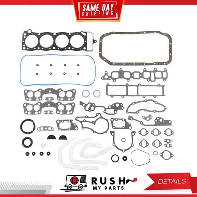 81-82 Graphite Full Gasket Set For Toyota Celica 2.4L L4 SOHC 8v 22R DNJ FGS9004 - Image 1 of 4