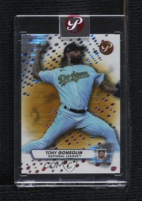 2023 Topps Pristine Gold Pristine Pulsar Refractor /50 Tony Gonsolin #295 - Image 1 of 2