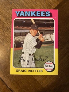 1975 topps baseball. Graig Nettles Card#160 EX - Picture 1 of 3