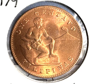 PhilipRpines 1944 S centavo KM 179 Red Unc - Picture 1 of 2