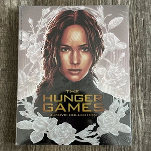 THE HUNGER GAMES 4 MOVIE COLLECTION STEELBOOK 4K ULTRA HD + BLU-RAY + DIGITAL - Picture 1 of 7