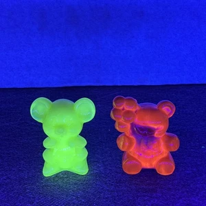 Boyd Willie die Maus und der Patrick Bär. Beide leuchten unter Schwarzlicht! #619 - Bild 1 von 8