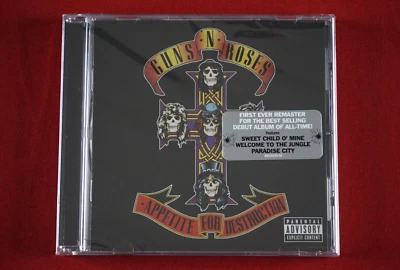 Guns N' Roses Appetite for Destruction CD Explicit Album  New Sealed - Imagem 1 de 4