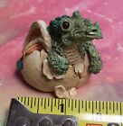 Stone Critter Littles Hatching Dragon 2". Excellent Condition 1980's