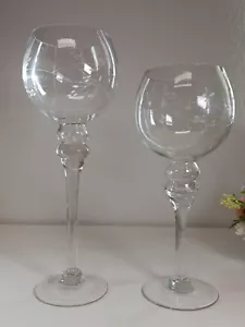 Spherical Hurricane Candle Holder - Taper, Pillar or Votive Engraved Leaf & Vine - Picture 1 of 3