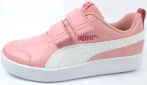 Puma Courtflex v2 V PS Baskets Enfant Fille EUR 35 UK 2.5 US 3.5C Bright Rose - Imagen 1 de 7