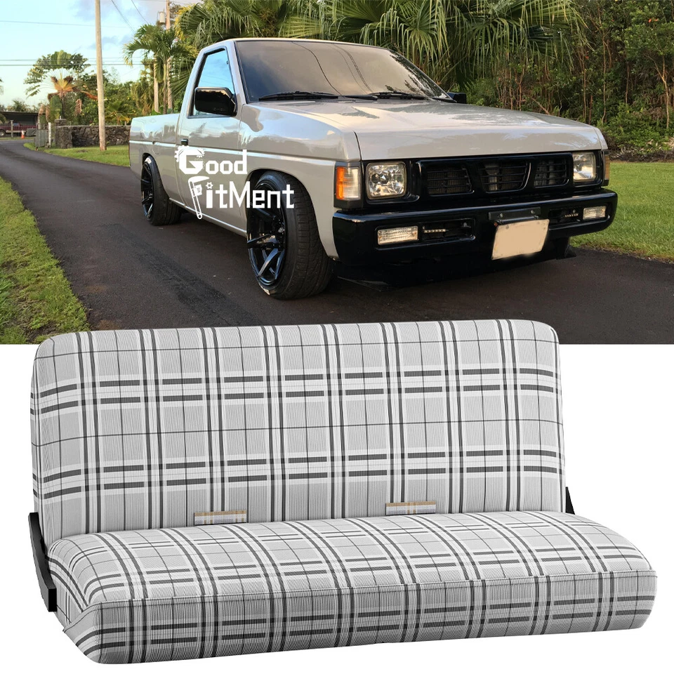 For Nissan D21 Hardbody 1986-94 Saddle Blanket Seat Cover Truck Bench Full Size Foto 1 de 4