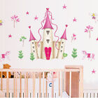 PRINCESS CASTLE WALL DECALS New Hearts  Stars Stickers Girls Bedroom Decor USA