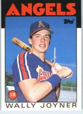 1986 Topps Traded #51T Wally Joyner RC Rookie California Angels Baseball Card