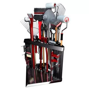 Eck-Geräteregal Garage Aufbewahrung Organisation Gartengeräte Multitool Lochwand - Bild 1 von 10