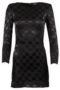 BALMAIN SILK BLEND MINI DRESS FR 36 UK 8 - Picture 1 of 4