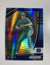 Joe Boyle 2020 PRIZM Draft PDP143 Hyper Blue & Carolina Blue Oakland A’s Rookie