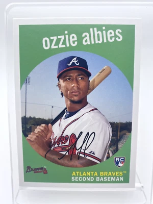 #18 Ozzie Albies RC - 2018 Topps Archives - Image 1 of 2