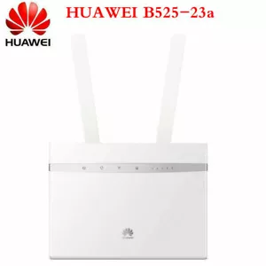 UNLOCKED HUAWEI B525s-23a CAT6 300Mbps 4G LTE WIFI ROUTER HOME OFFICE White - Picture 1 of 3