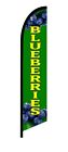 BLUEBERRIES SWOOPER FEATHER FLAG BANNER SIGN  2289