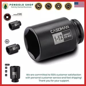 CASOMAN 6-Point 1/2-Inch Drive Deep Impact Socket- 1-1/2" (SAE), 1-1/2 in. - Bild 1 von 8