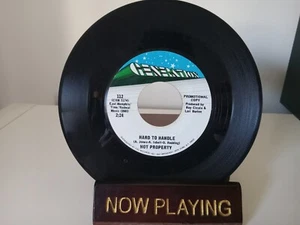 HOT PROPERTY - Hard To Handle - Funk Rock Promo GENERATION Records 45rpm 7" - Picture 1 of 8