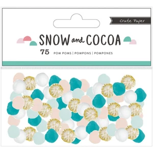 Pom Pom Collezione Carta Cabbia Neve e Cacao - Foto 1 di 1