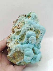 320g Rare Natural Blue Aragonite Crystal Mineral Specimen - Picture 1 of 18