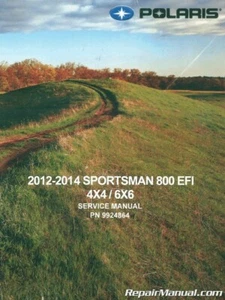 2012-2014 Polaris Sportsman 800 EFI 4 X 4 / 6 X 6 Big Boss Service Manual : 9... - Picture 1 of 1